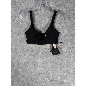 Victorias Secret Very Sexy No Wire Bralette‎ Black Lace Medium NWT